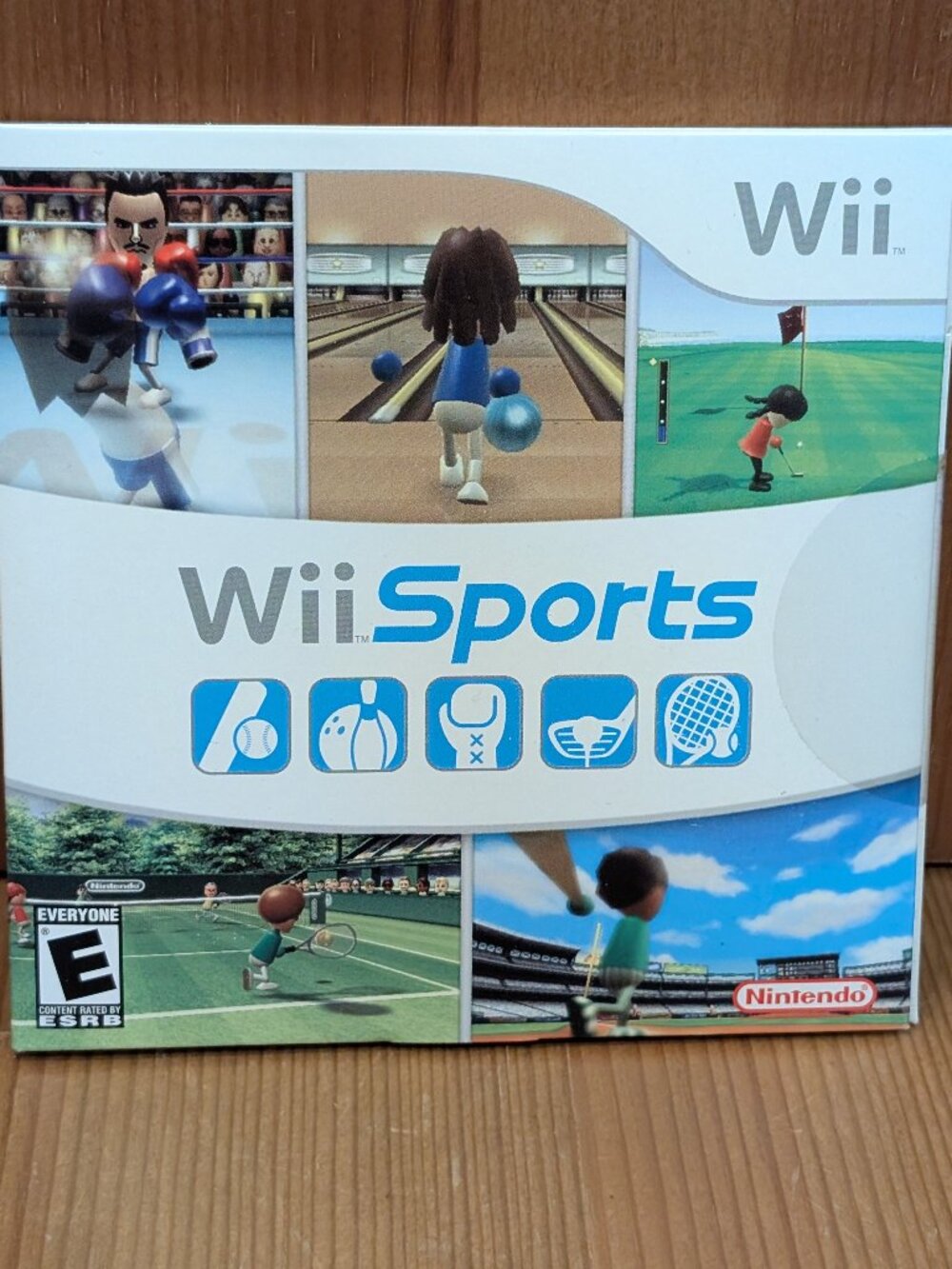 NEW Nintendo Wii Sports Game Disc Manual FACTORY SEALED Cardboard Sleeve - NOS